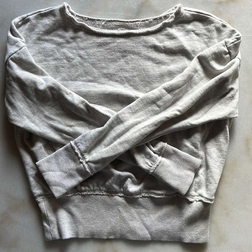 XS Gray Sweater. Anthropologist-Maeve